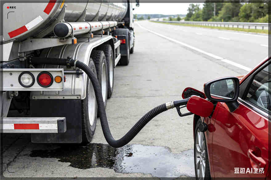 振安区汽车救援送水案例